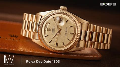 rolex 1803 1988 bark|rolex day date history.